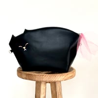 猫バッグ2way2024③黒(猫ショルダー,猫クラッチバッグ)
