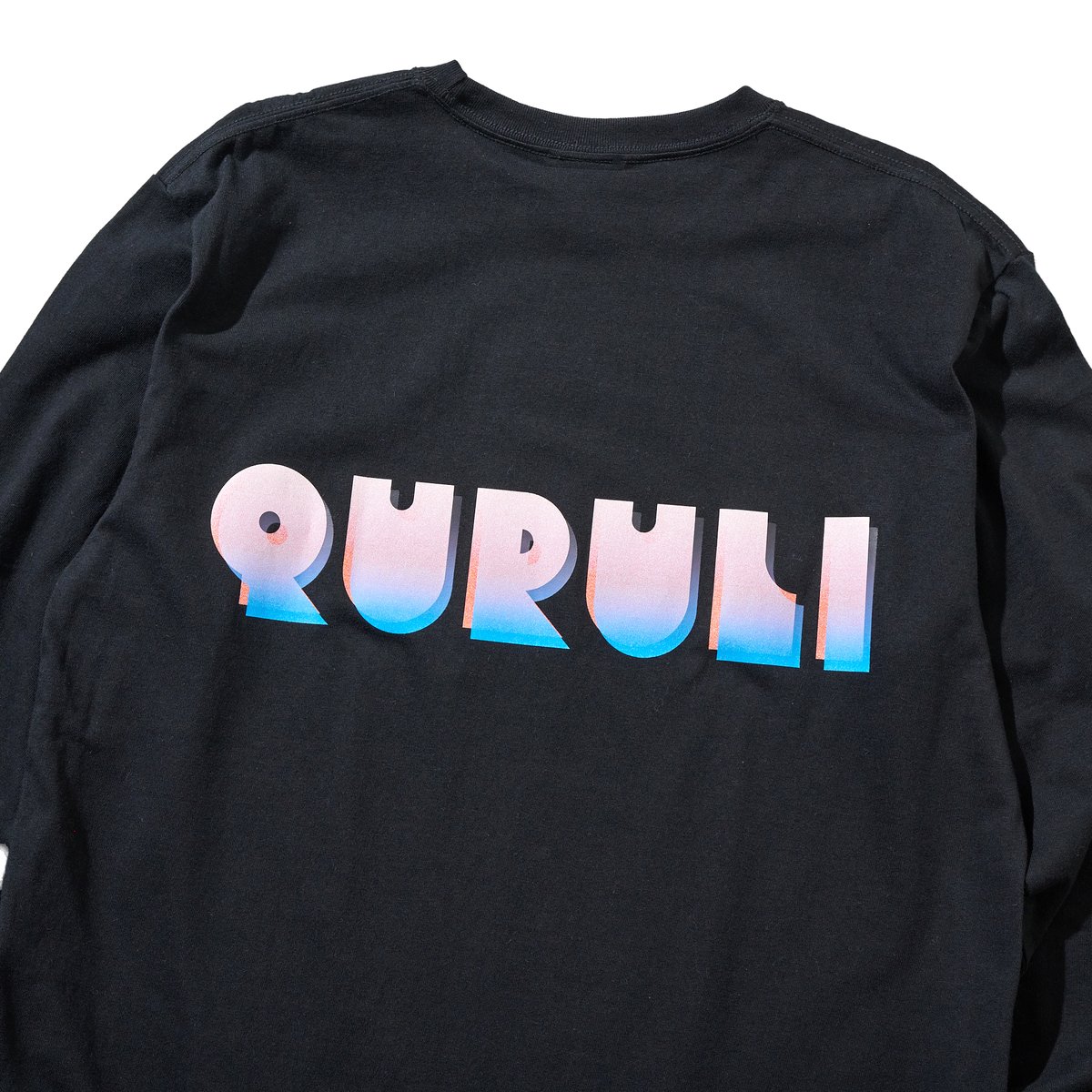 くるりツアー25/26 〜夢のさいはて〜】ロンT ブラック | QURULI