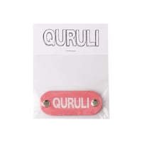 QURULI レザーコードクリップ ピンク