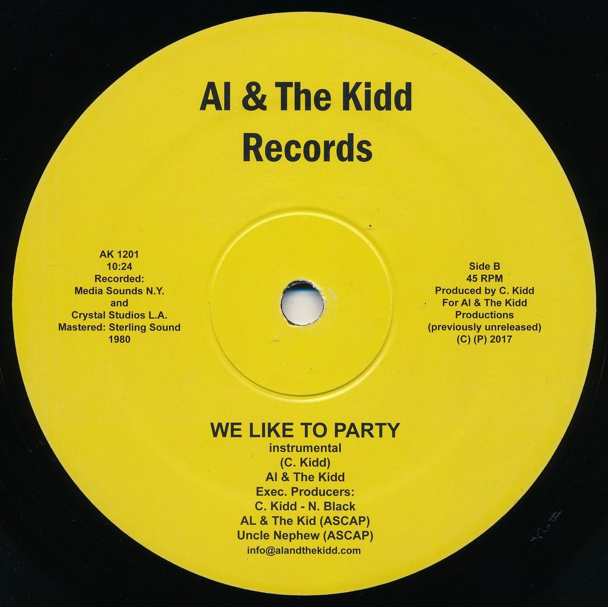 SG-052] (AK1201) Al & The Kidd - We Like To Pa