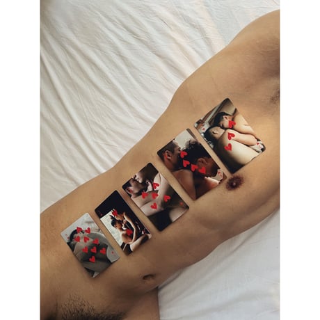 Game with Our Body Photography Poker Cards