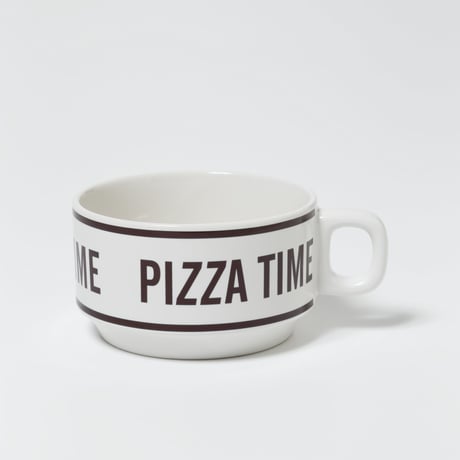 PIZZA TIME Stacking Soup Mug