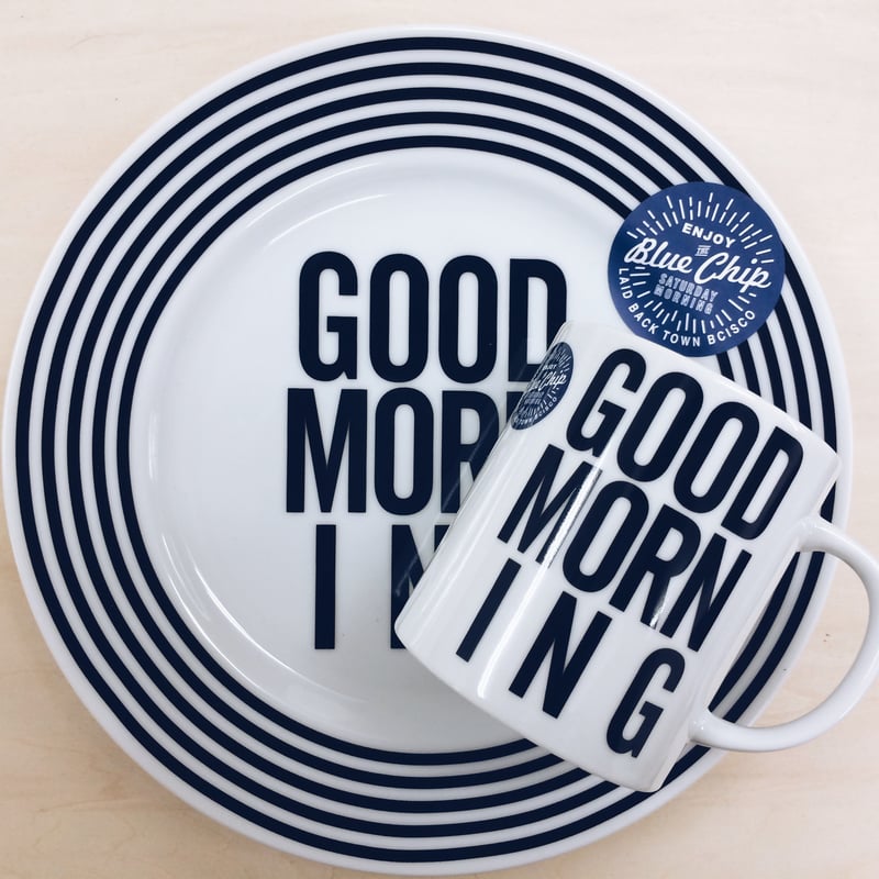 GOOD MORNING PLATE 123mm | BLUE CHIP