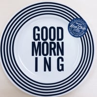 GOOD MORNING PLATE 123mm
