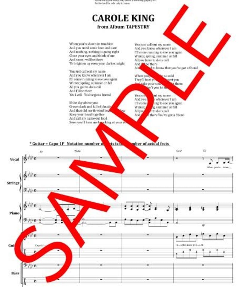 キャロル・キング(CAROLE KING)/ YOU'VE GOT A FRIEND(君の友だ