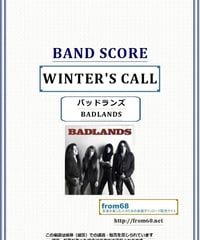 バッドランズ (BADLANDS) / WINTER'S CALL バンド・スコア(TAB譜)  楽譜