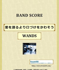 WANDS / 愛を語るより口づけをかわそう バンド・スコア(TAB譜) 楽譜 from68