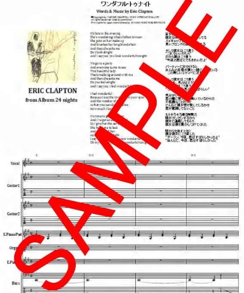 エリック・クラプトン(ERIC CLAPTON) / ワンダフル・トゥナイト