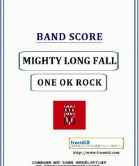ONE OK ROCK (ワンオクロック) / MIGHTY LONG FALL  バンド・スコア(TAB譜) 楽譜