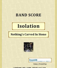 Nothing's Carved In Stone / Isolation バンド・スコア(TAB譜) 楽譜 from68