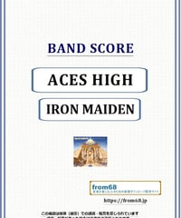 アイアン・メイデン (IRON MAIDEN) / ACES HIGH（撃墜王の孤独） バンド・スコア(TAB譜)　楽譜