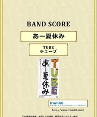 TUBE (チューブ)  /　あー夏休み  バンド・スコア(TAB譜)  楽譜