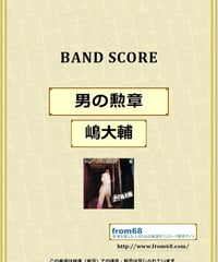 男の勲章 / 嶋大輔 バンド・スコア (TAB譜) 楽譜