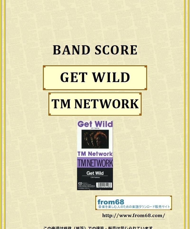 TMN (TM NETWORK) / GET WILD バンド・スコア(TAB譜) 楽譜