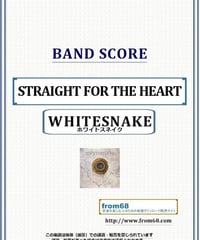WHITESNAKE(ホワイトスネイク) / STRAIGHT FOR THE HEART バンド・スコア(TAB譜) 楽譜 from68