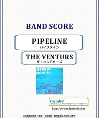 ザ・ベンチャーズ(THE VENTURS) / PIPELINE (パイプライン)  バンド・スコア(TAB譜) 楽譜