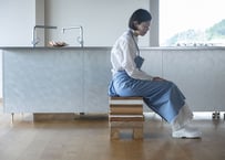 074 積み木スツール 四角_h38 ／ 曽田耕