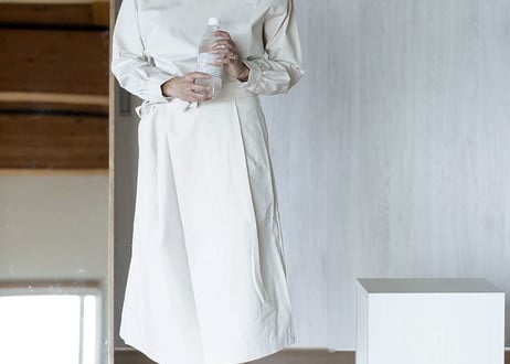 KNOT WORK SKIRT／ blanc