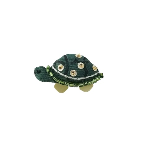 Miniature Turtle Brooch