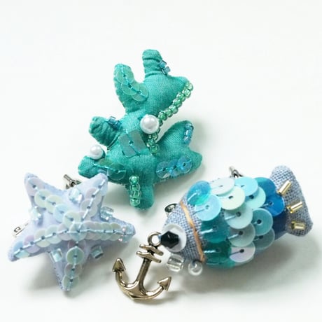 Miniature Starfish Brooch