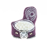 Cat Food Brooch