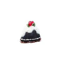 Miniature Christmas Pudding Brooch