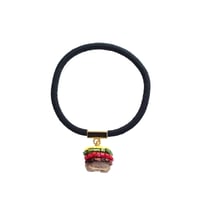 Tiny Hamburger Hair Tie