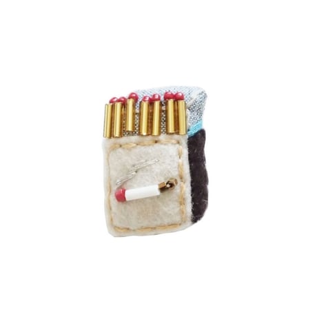 Miniature Matchbox Brooch