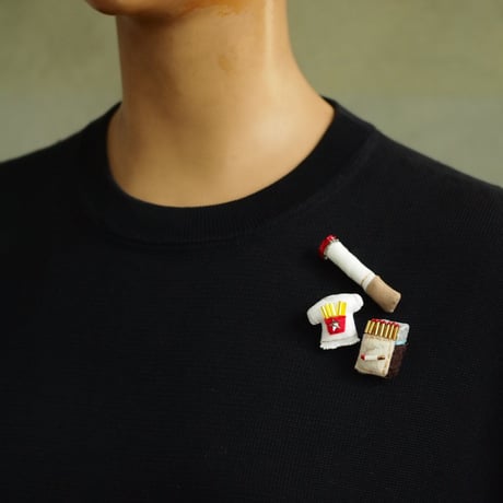 Miniature Matchbox Brooch