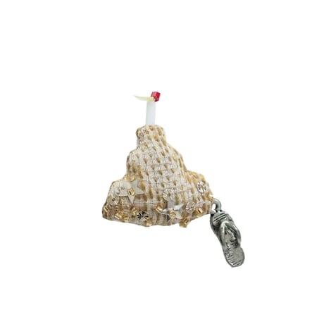 Miniature Sand Castle Brooch