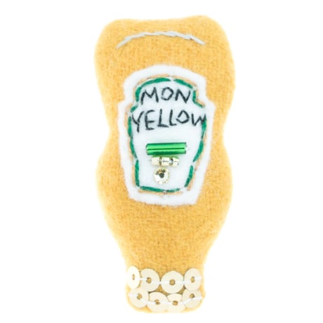 Mustard Brooch