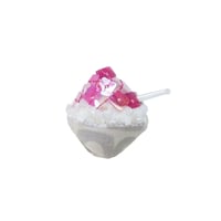 Miniature Shaved Ice Brooch(いちご）