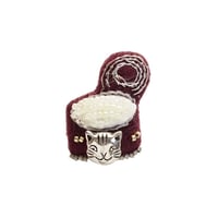 Miniature Cat Food Brooch