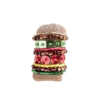 Miniature Big Hamburger Brooch