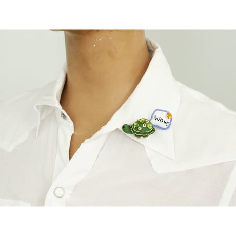 Miniature Turtle Brooch