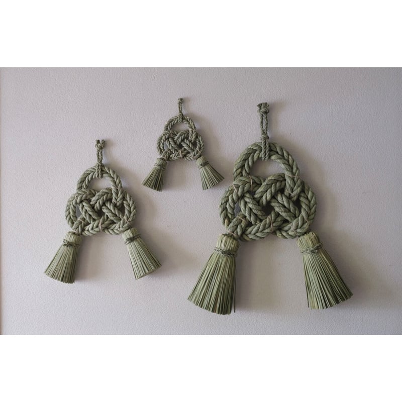 限定サイズ わら細工 わら細工たくぼ 縁起もの 祝結び しめ縄 しめ飾り 民藝 165245488_o1.jpg?