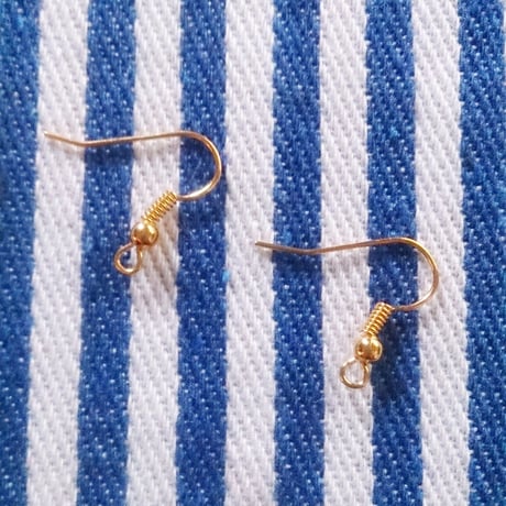フェルトのハンバーガーイヤリング＆ピアス(立体)