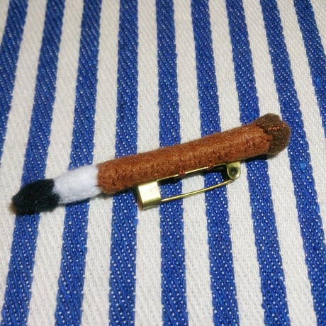 【ご注文品】フェルトの筆ブローチ