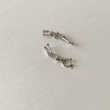 Chunky Chain Pierced Earrings