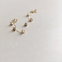 Blooming Flower Clip on Earrings