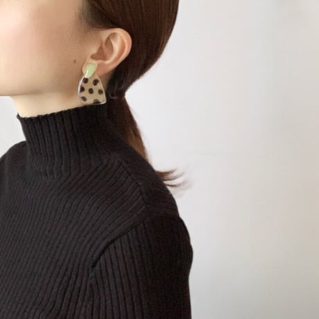 Gloss Epoxy Clip on Earrings [GL-002-E]