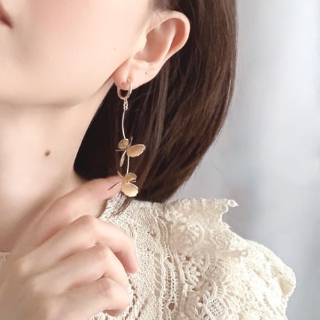 Blooming Flower Clip on Earrings【2023.A/W】