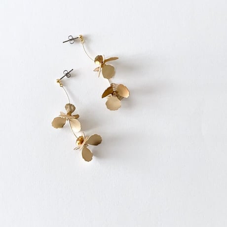 Blooming Flower Pierced Earrings【2023.A/W】