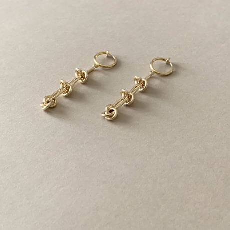 Statement Chain Clip on Earrings