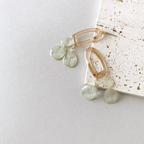 Gloss Epoxy Pierced Earrings [GL-003-P]