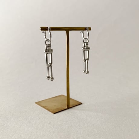Chunky Chain Pierced Earrings