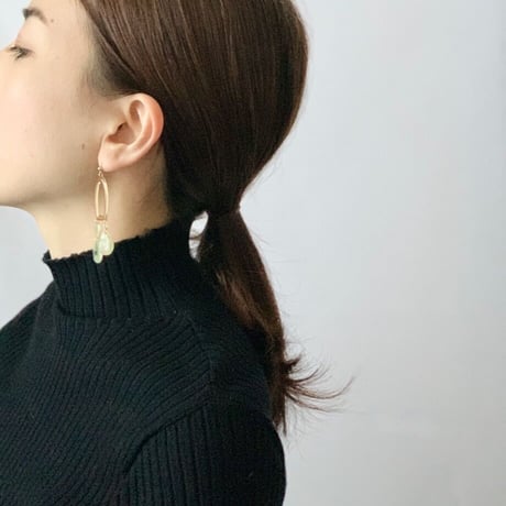 Gloss Epoxy Pierced Earrings [GL-003-P]
