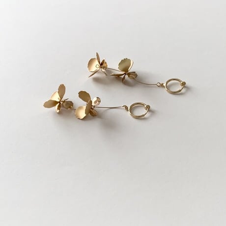 Blooming Flower Clip on Earrings【2023.A/W】