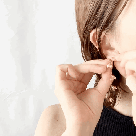 Blooming Flower Clip on Earrings