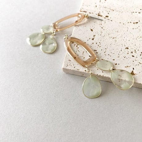 Gloss Epoxy Pierced Earrings [GL-003-P]